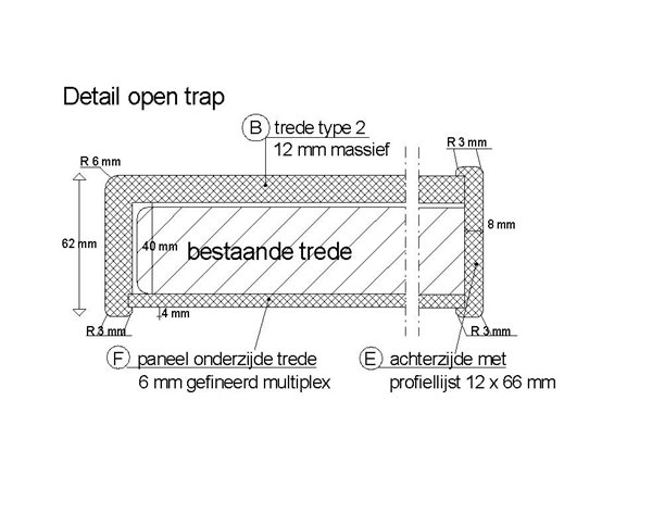 detail open trap